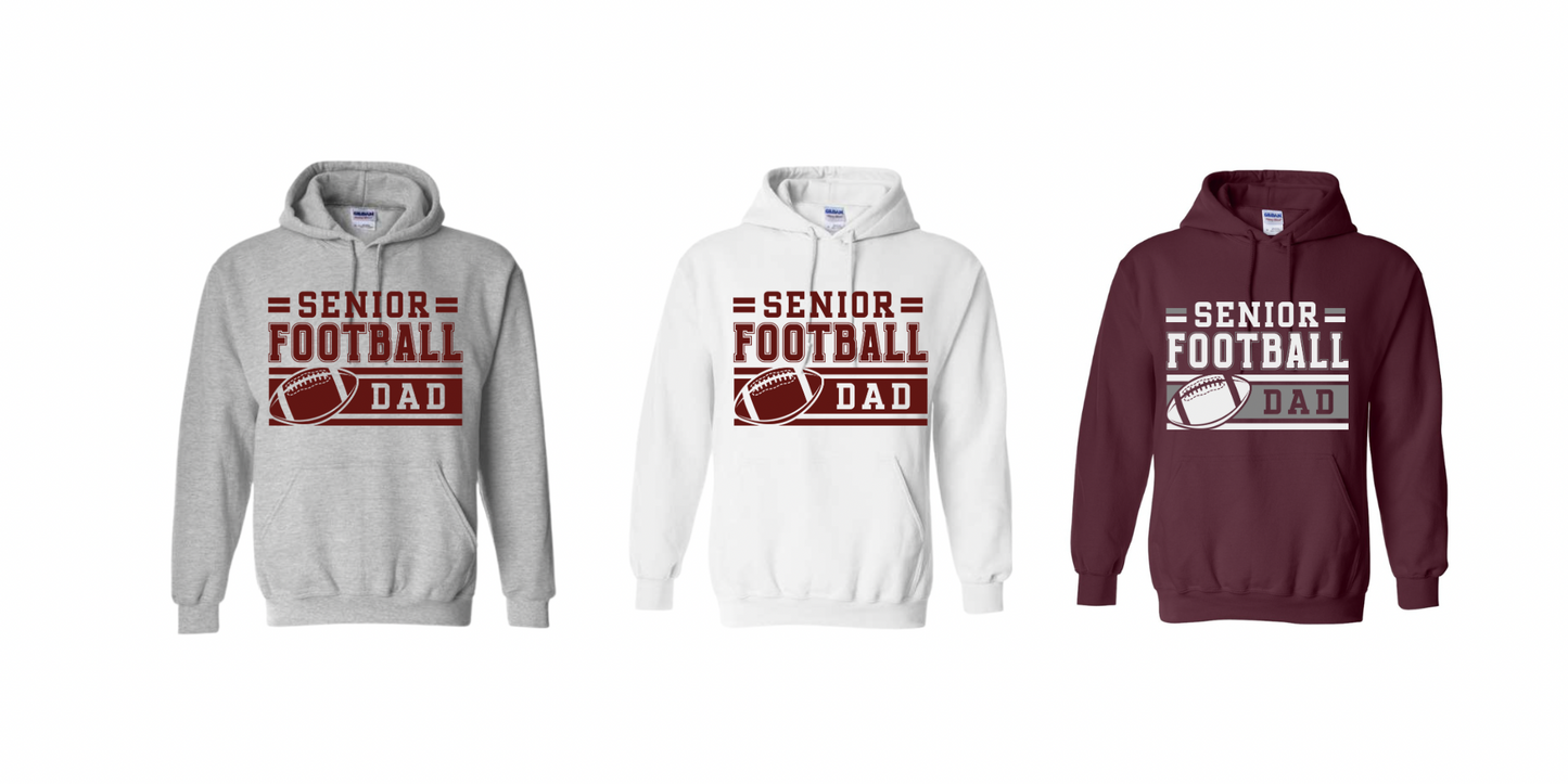 Adult Gildan Heavy Blend Hooded Sweatshirt Design Senior Dad