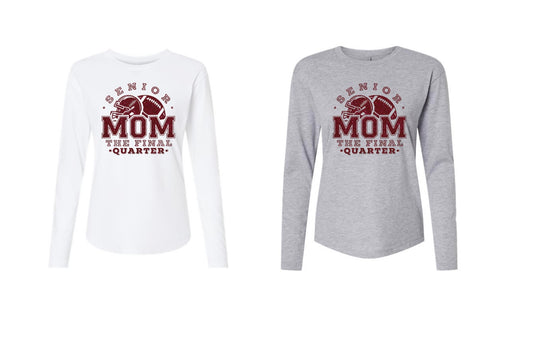 Next Level Women's Cotton Relaxed Long Sleeve T-Shirt Senior Mom