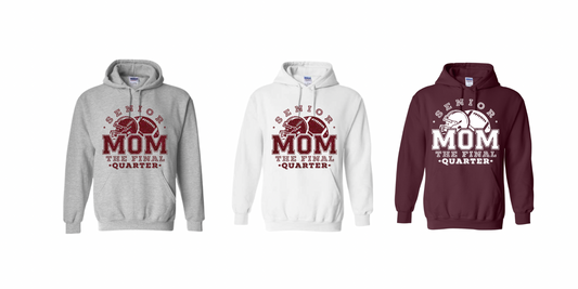 Adult Gildan Heavy Blend Hooded Sweatshirt Design Senior Mom