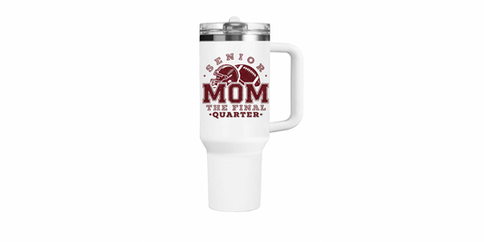 Tumbler with handle Senior Mom
