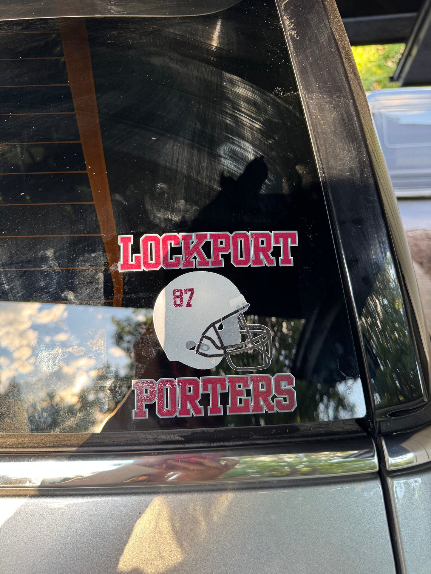 Car Window Sticker with Players #