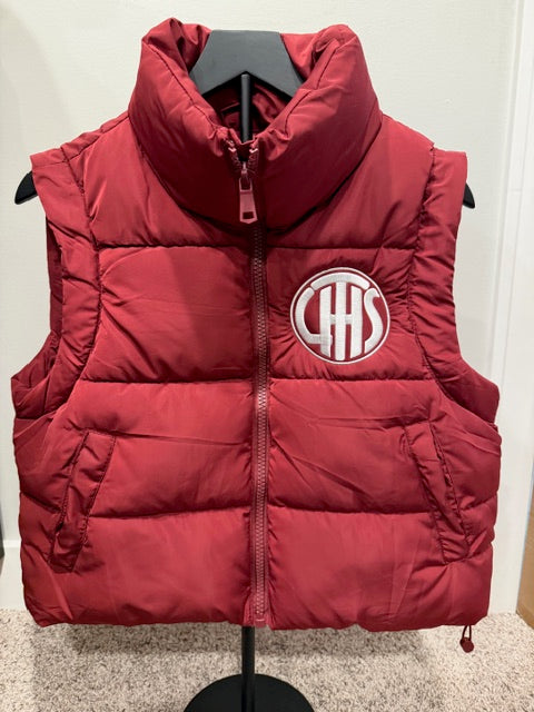 Women's Cropped Embroidered Custom Jersey Vest