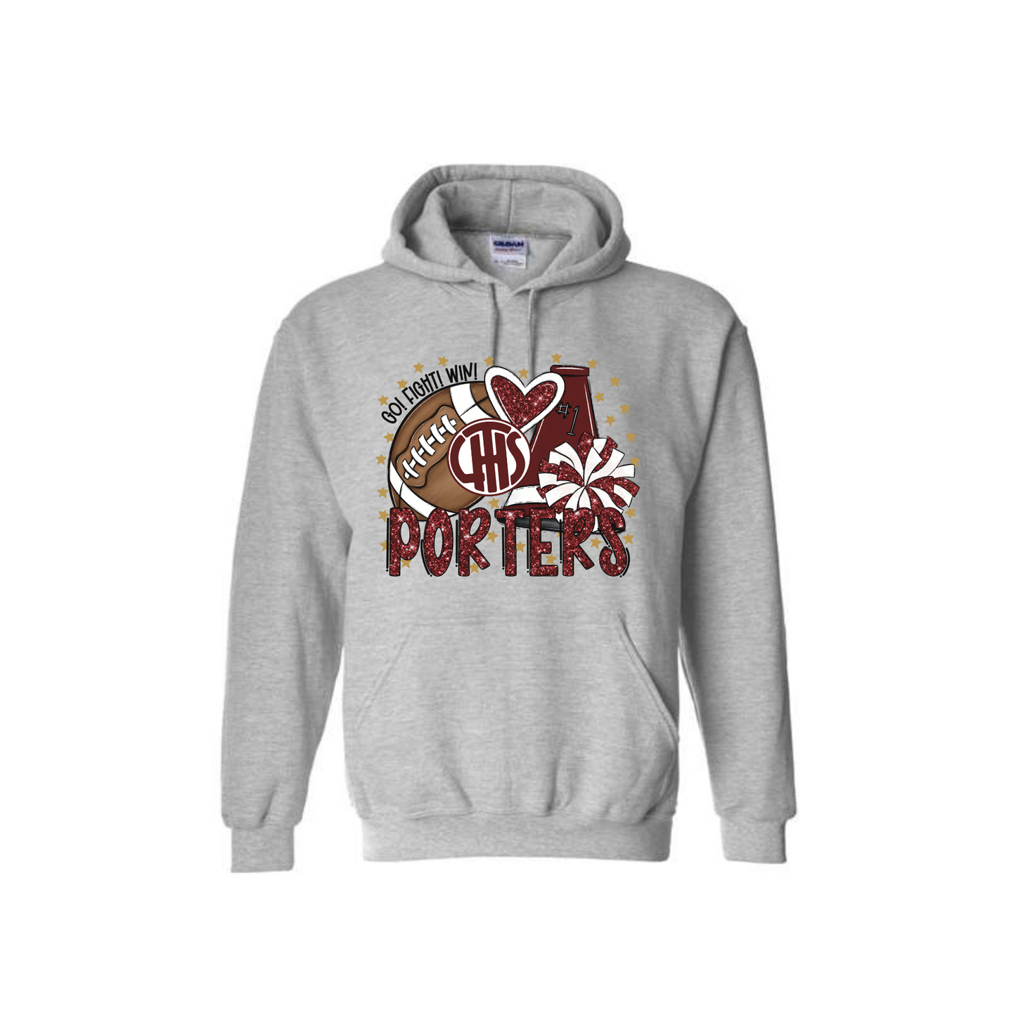 Youth Gildan Heavy Blend Hooded Sweatshirt Design #12
