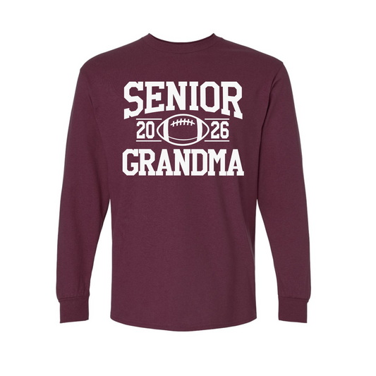 Unisex Heavy Cotton Long Sleeve T-shirt Gildan Senior Grandma