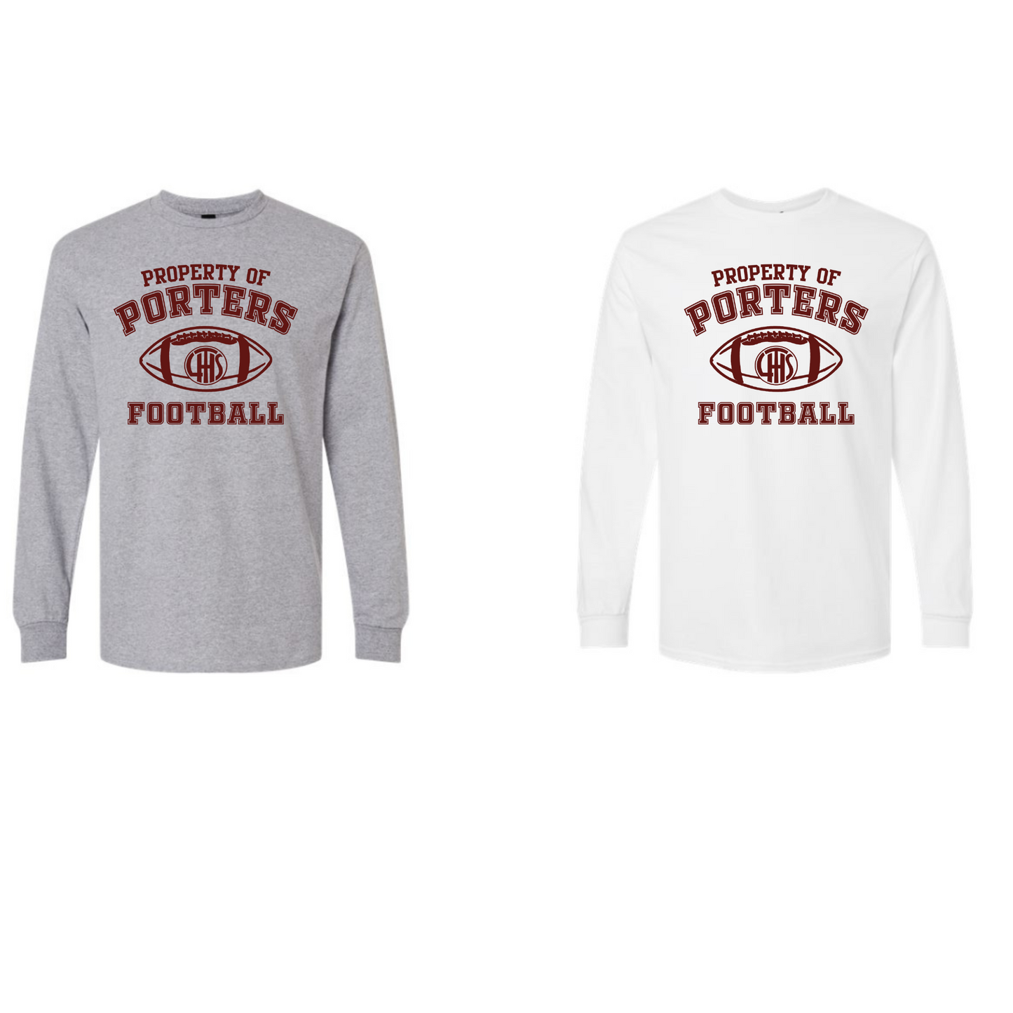 Unisex Heavy Cotton Long Sleeve T-shirt Gildan Property Of