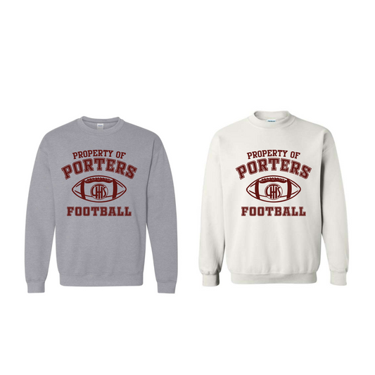 Adult Gildan Heavy Blend Crewneck Sweatshirt Property Of