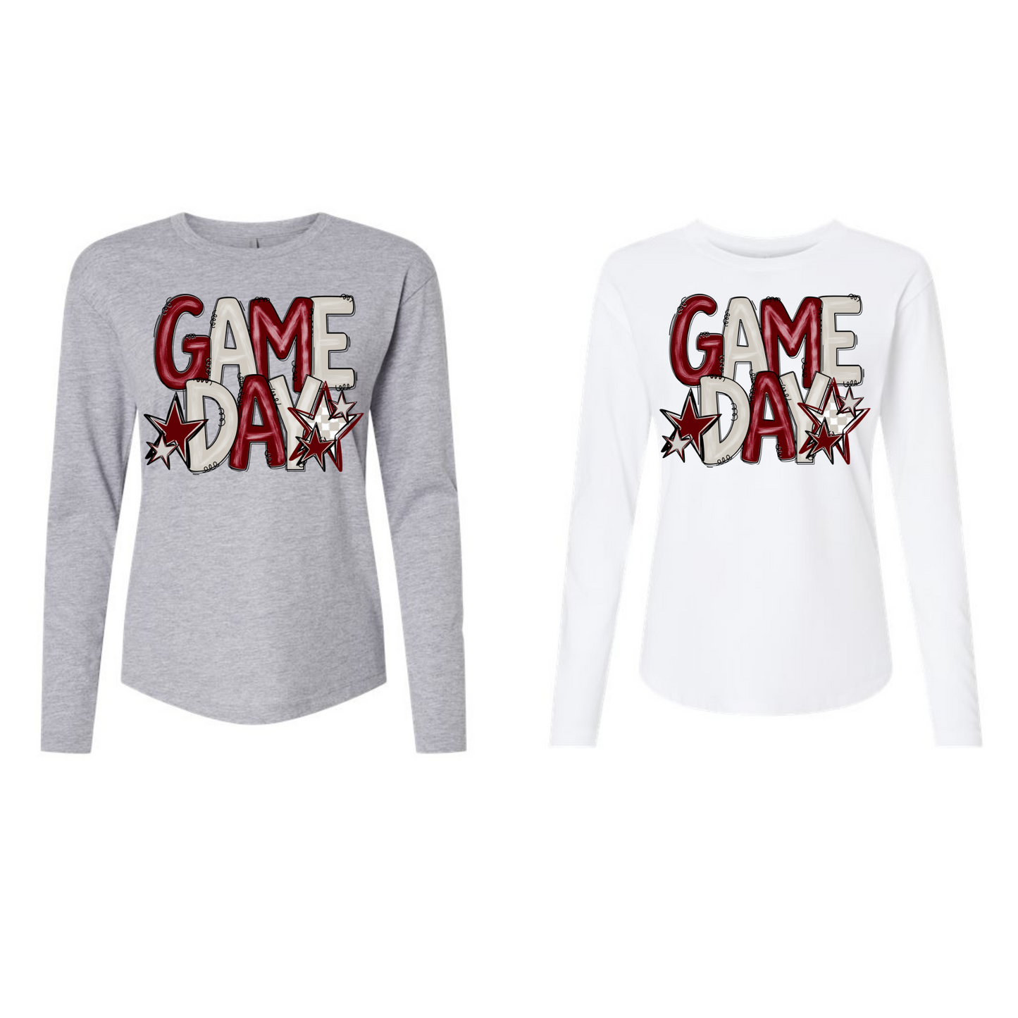 Next Level Women's Cotton Relaxed Long Sleeve Game Day