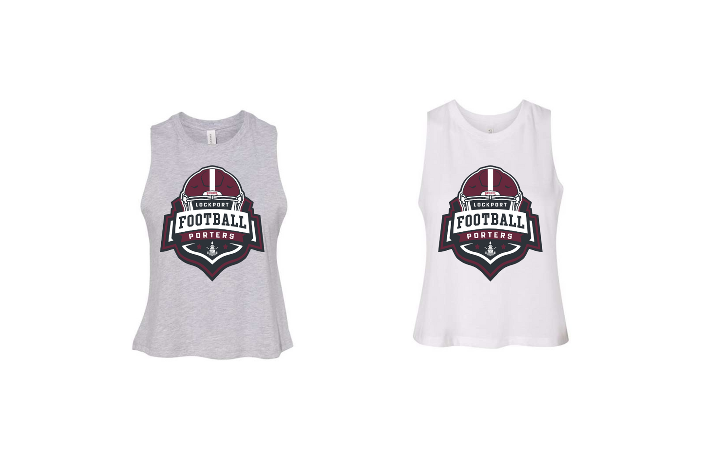 BELLA + CANVAS Women's Racerback Crop Tank 3