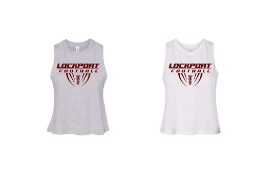 BELLA + CANVAS Women's Racerback Crop Tank 1