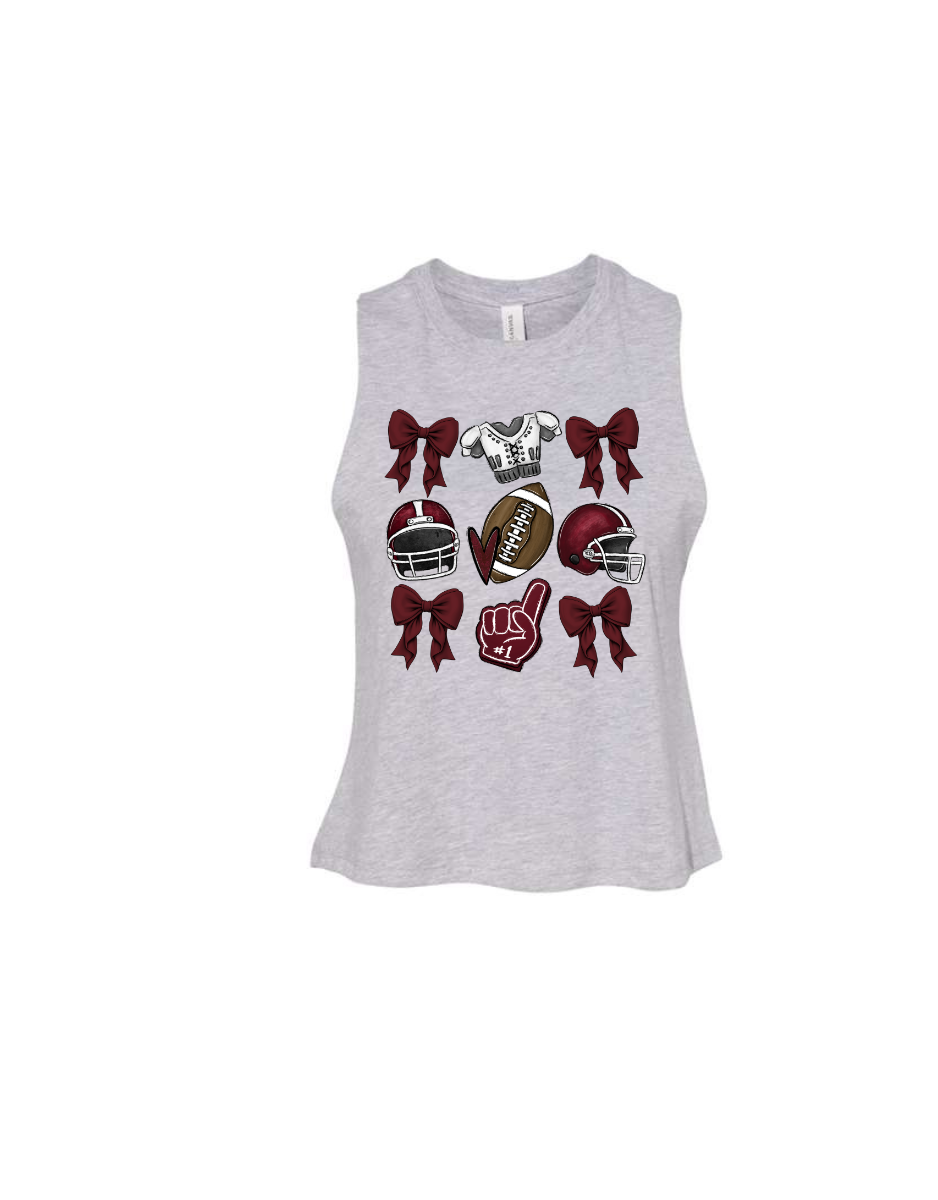 BELLA + CANVAS Women's Racerback Crop Tank 11