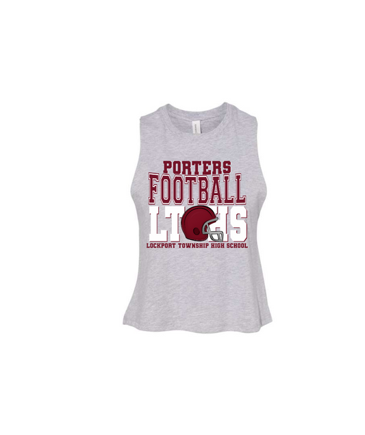 BELLA + CANVAS Women's Racerback Crop Tank 12