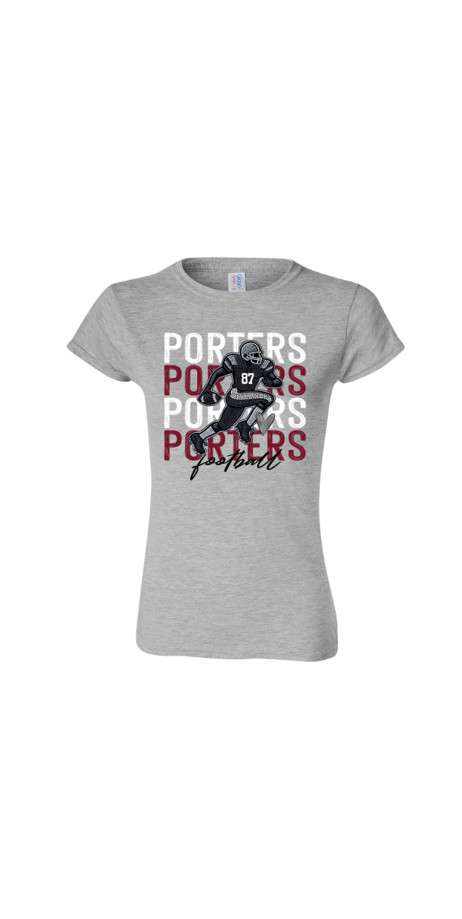 Womens Gildan Softstyle T-shirt 9 Custom # on Jersey